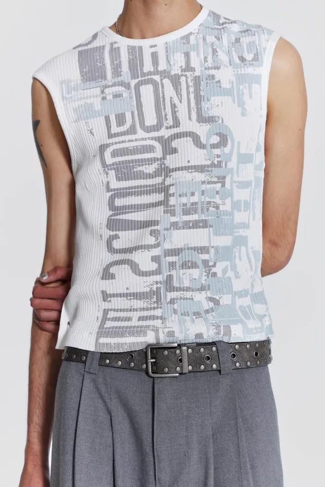 Men Thesis Tank Jaded London TShirts and Vests