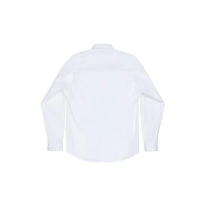 Men Tops and Shirts Balenciaga Cocoon Shirt In White