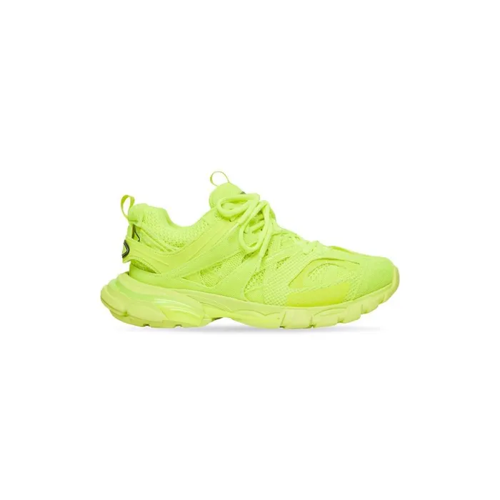 Men Trainers Balenciaga Track Trainers In Full Mesh In Fluo Yellow