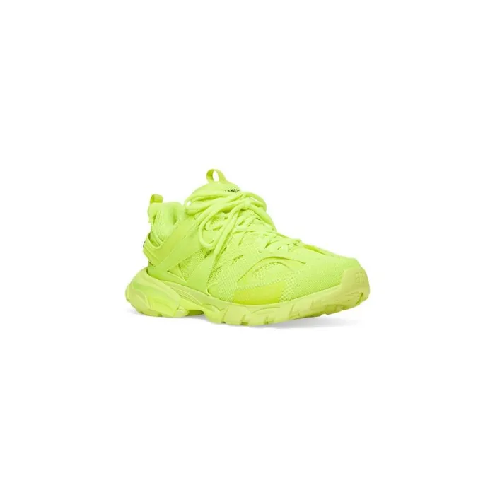 Men Trainers Balenciaga Track Trainers In Full Mesh In Fluo Yellow