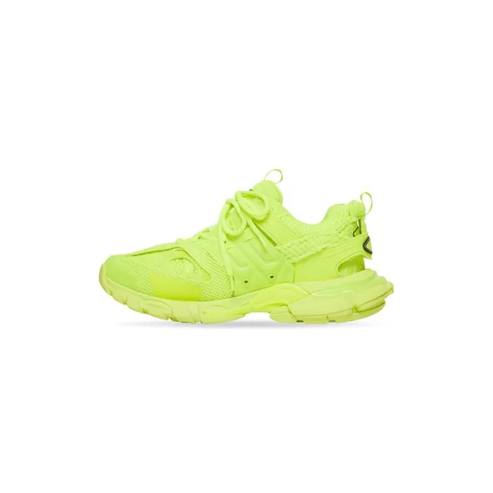 Men Trainers Balenciaga Track Trainers In Full Mesh In Fluo Yellow
