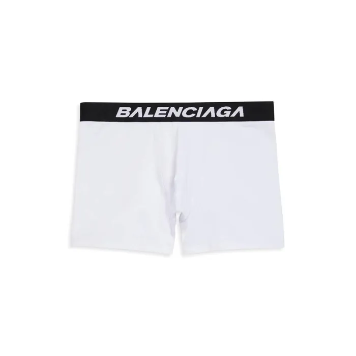 Men Underwear and Swimwear Balenciaga Racer Boxer Briefs In Whiteblack