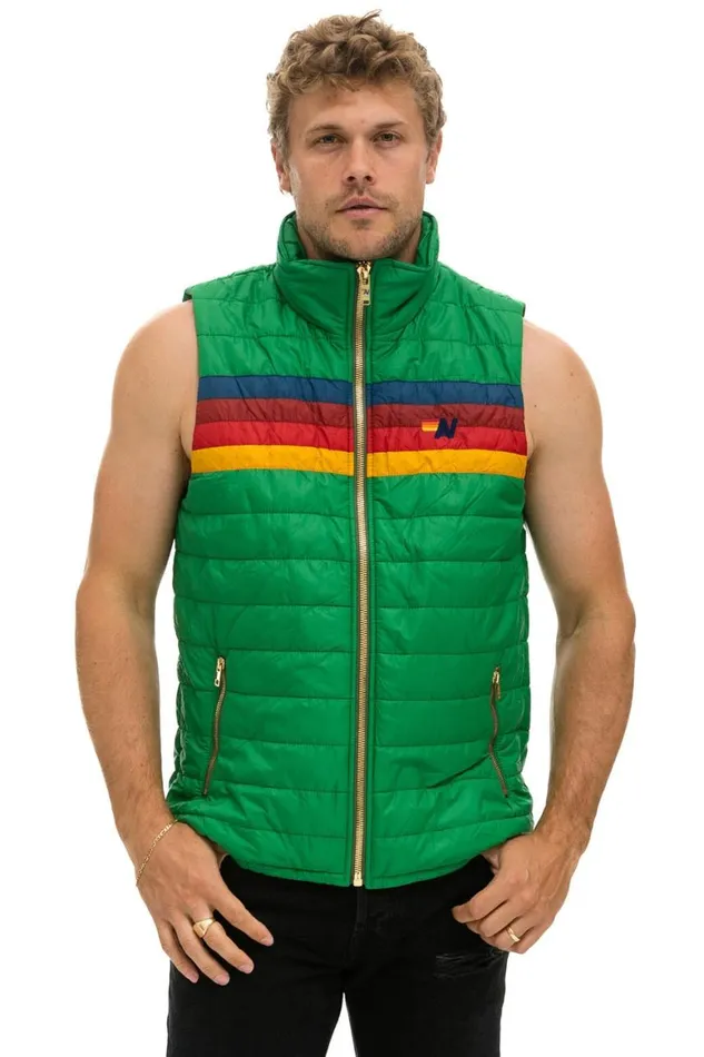 Men Vests Aviator Nation 4 Stripe Vest 8211 Amazon