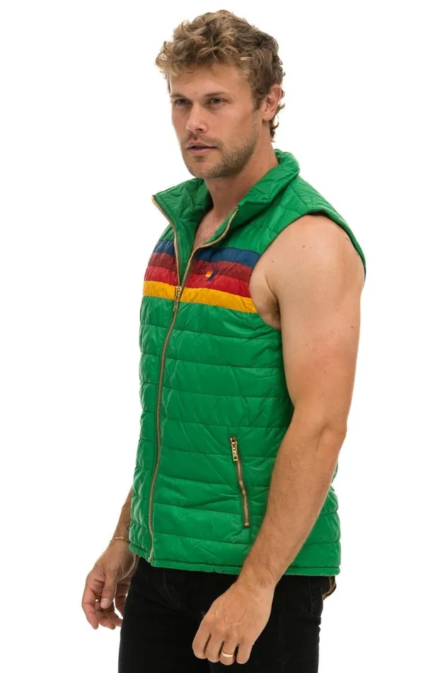 Men Vests Aviator Nation 4 Stripe Vest 8211 Amazon