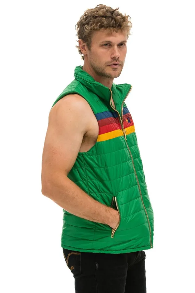 Men Vests Aviator Nation 4 Stripe Vest 8211 Amazon