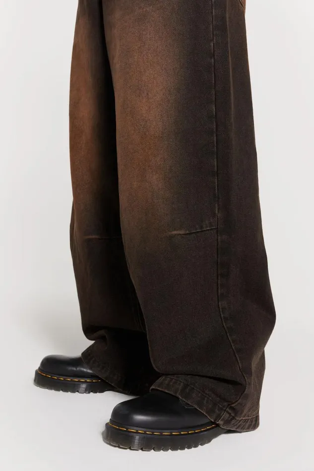 Men Vintage Brown Colossus Jeans Jaded London Colossus Jeans