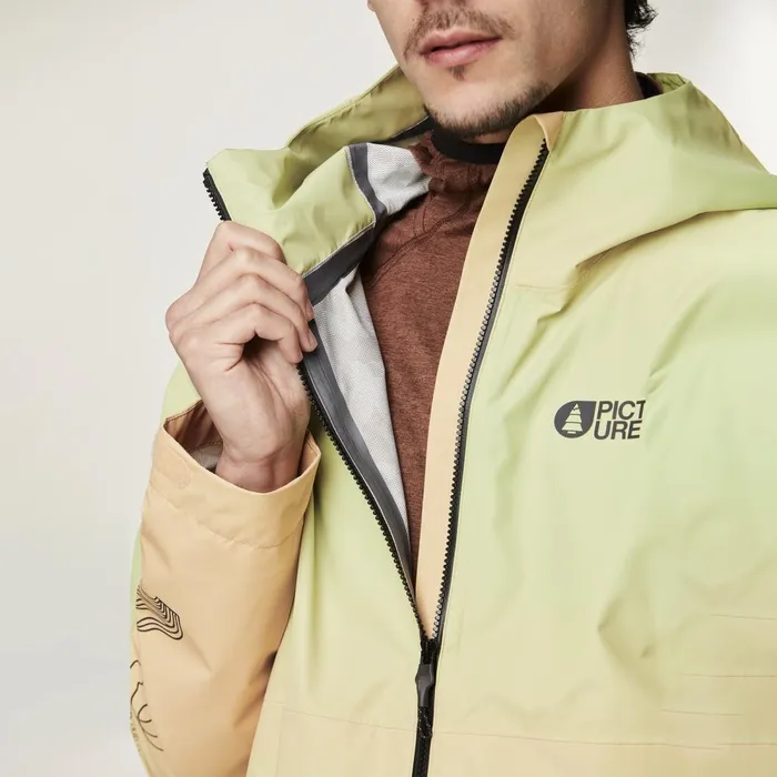 Men VOLUTE PRINTED 25L JKT Picture Organic Clothing Waterproof Jackets