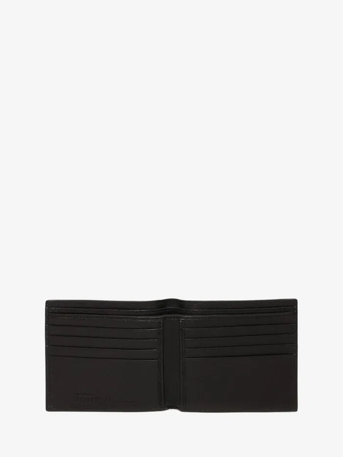 Men Wallets And Cardholders Alexander McQueen Leather Billfold Wallet Black