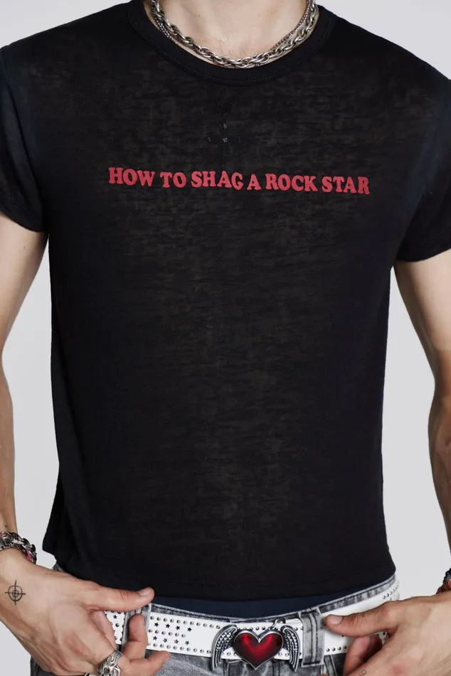 Men Washed Slogan Tshirt Jaded London TShirts and Vests