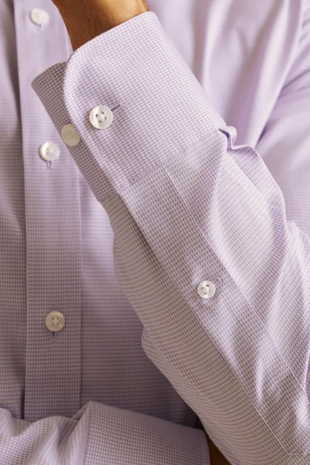 Men Weekday Warrior Dress Shirt Lavender Micro Houndstooth Bonobos Business Casual Shirts