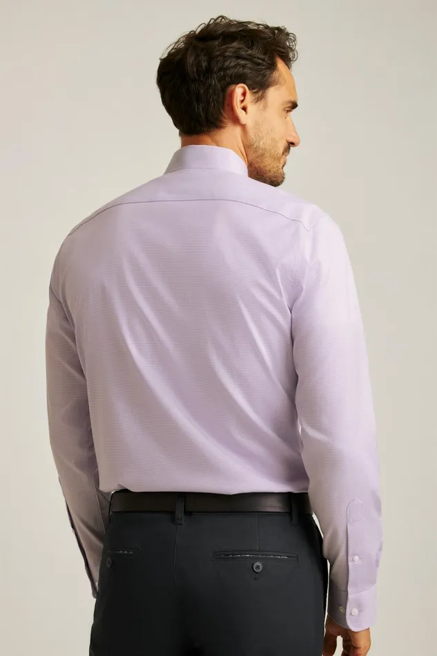 Men Weekday Warrior Dress Shirt Lavender Micro Houndstooth Bonobos Business Casual Shirts