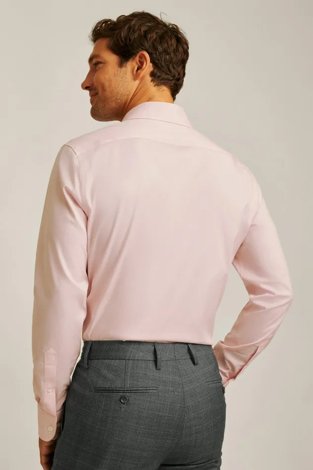 Men Weekday Warrior Dress Shirt Pink Micro Houndstooth Bonobos Business Casual Shirts