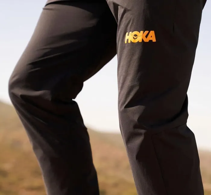 Men Wind Pant Black HOKA ONE ONE Bottoms