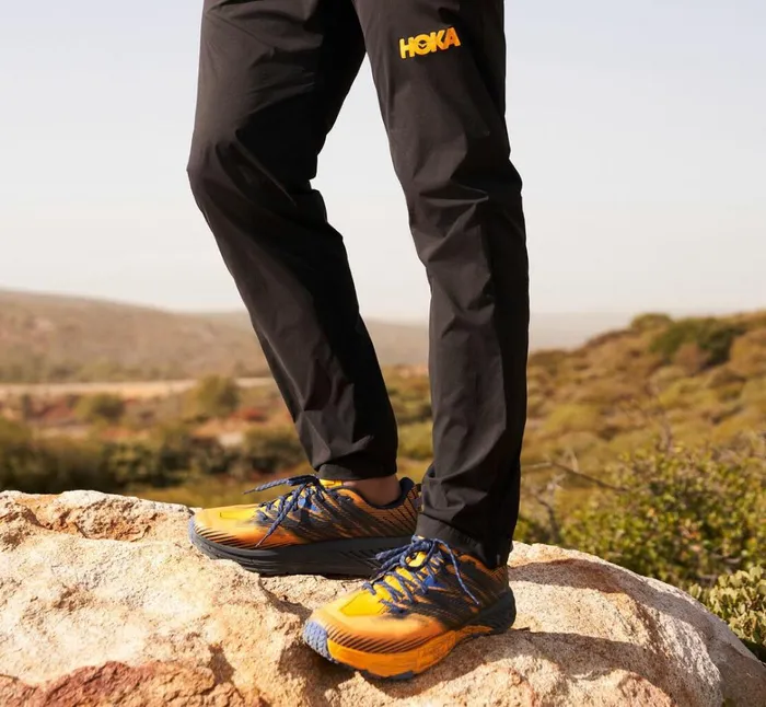 Men Wind Pant Black HOKA ONE ONE Bottoms