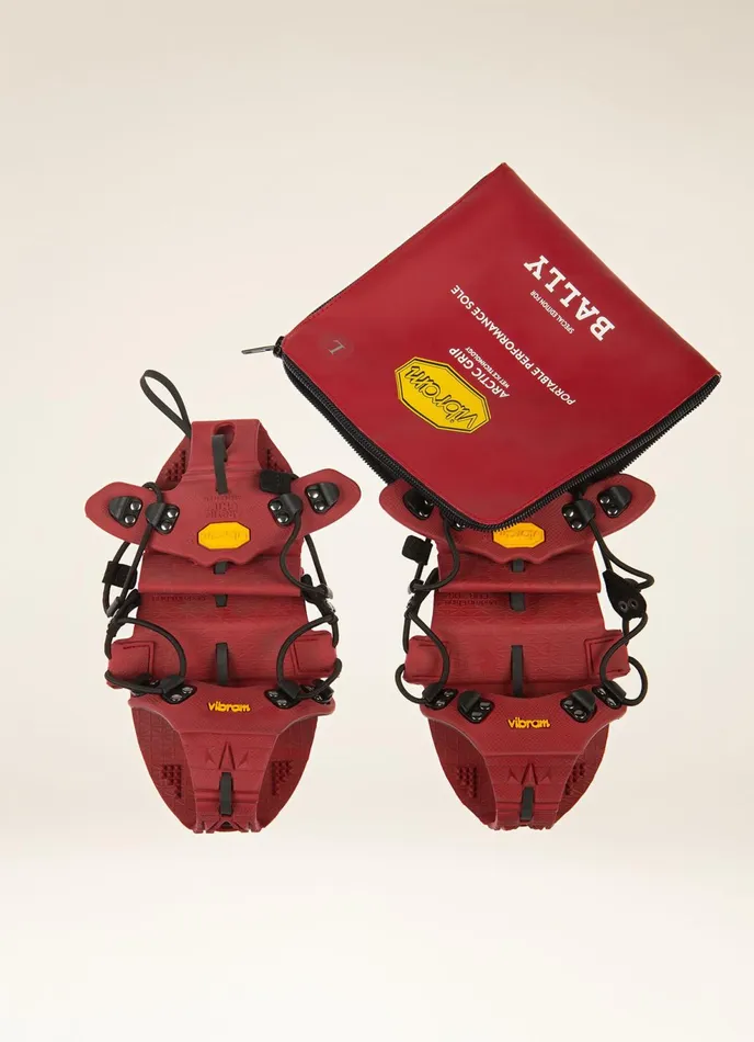 MenWomen Bally Sneakers Vibram Portable Performance Sole 8211 Rubber In Bally Red