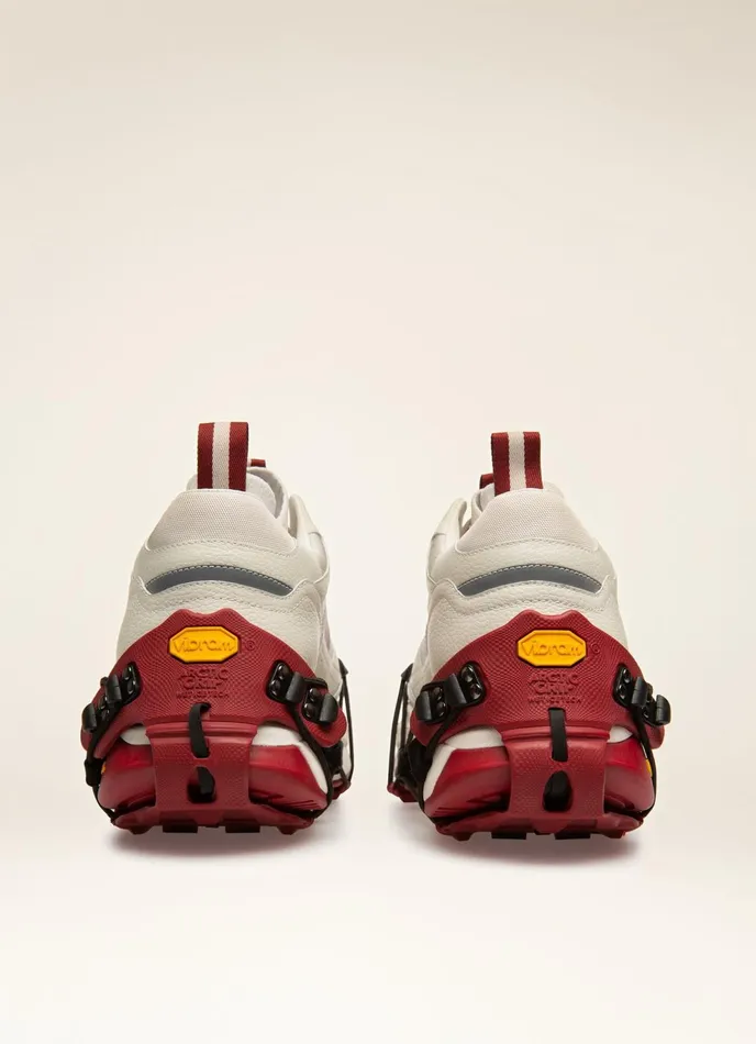 MenWomen Bally Sneakers Vibram Portable Performance Sole 8211 Rubber In Bally Red