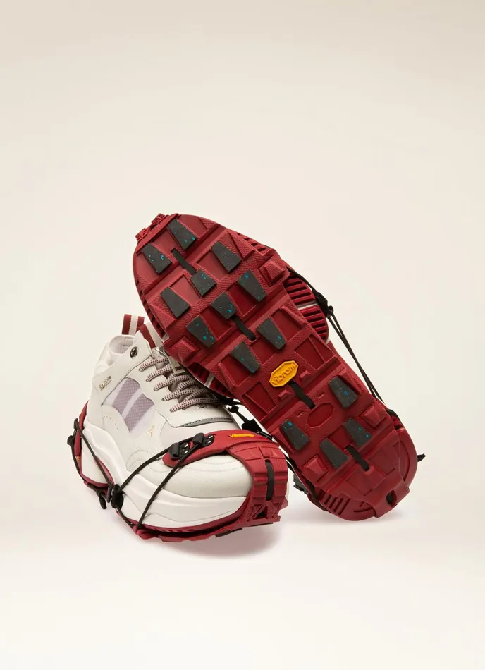 MenWomen Bally Sneakers Vibram Portable Performance Sole 8211 Rubber In Bally Red