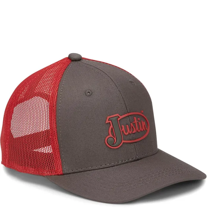 MENWOMEN Flint Cap Brownred Mesh Justin Boots Hats and Caps