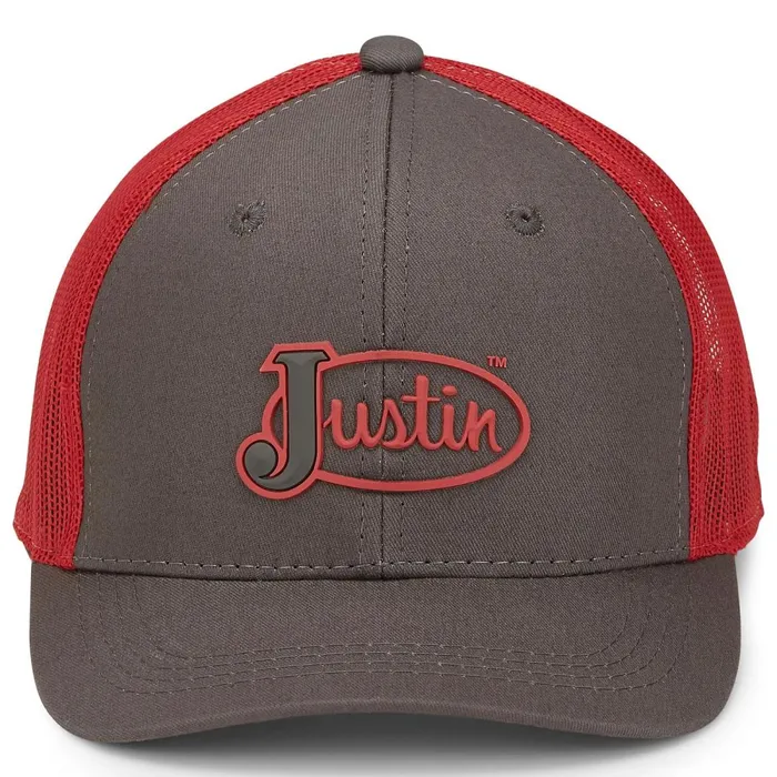 MENWOMEN Flint Cap Brownred Mesh Justin Boots Hats and Caps