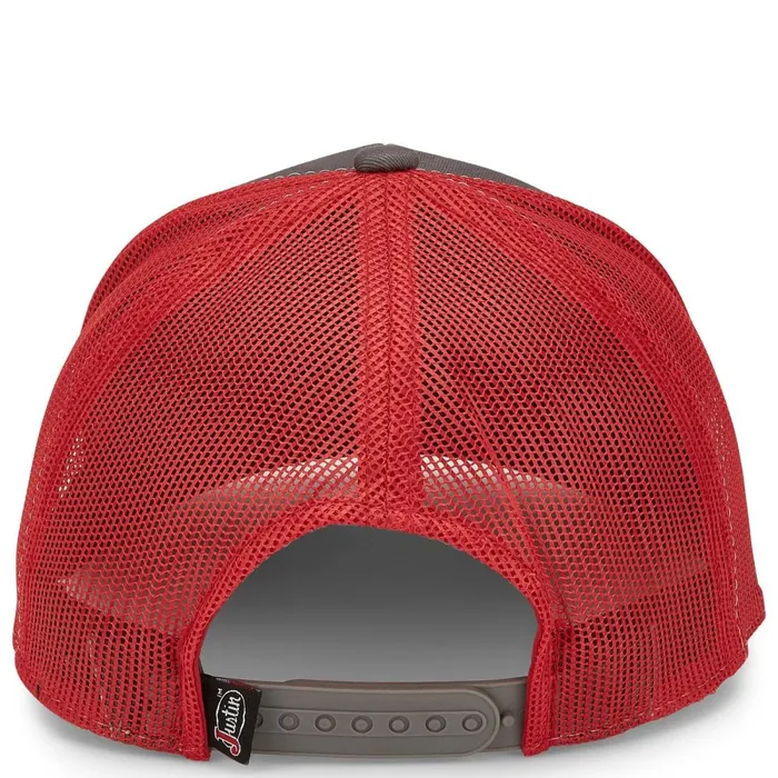 MENWOMEN Flint Cap Brownred Mesh Justin Boots Hats and Caps
