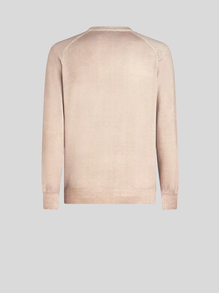 Men Wool Jumper With Logo Etro Knitwear