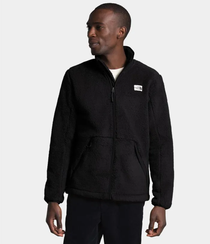 Mens Campshire FullZip Jacket Tnf Black The North Face Fleece