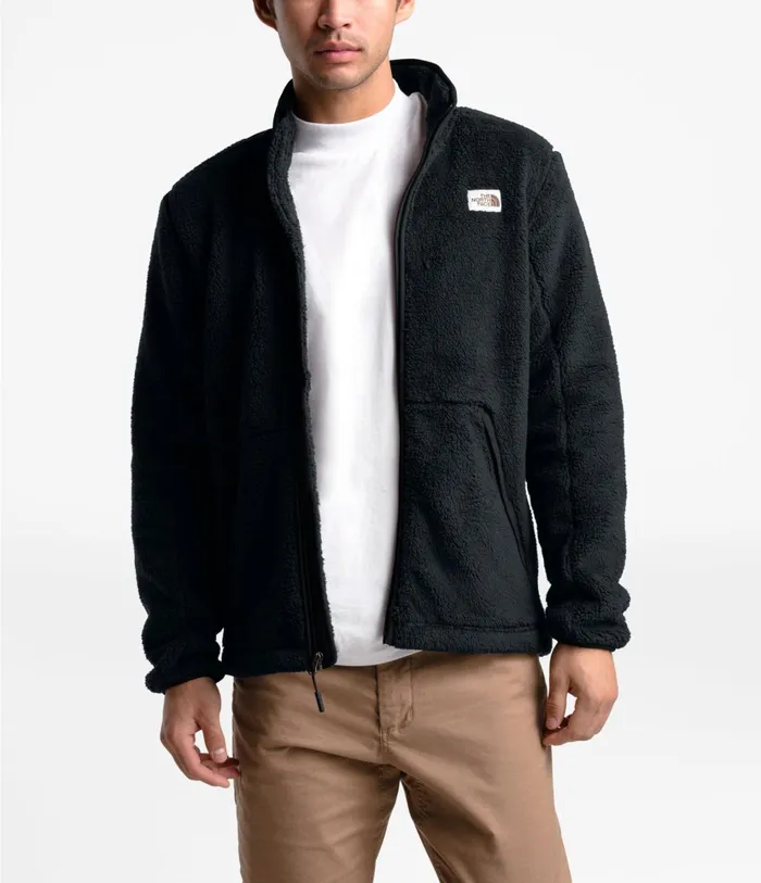 Mens Campshire FullZip Jacket Tnf Black The North Face Fleece