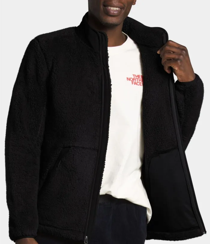 Mens Campshire FullZip Jacket Tnf Black The North Face Fleece