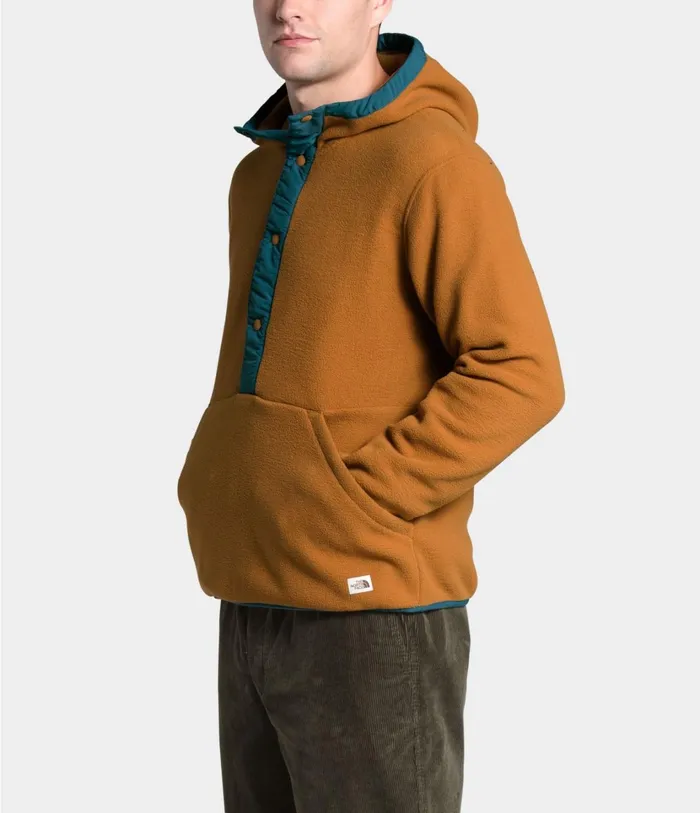 Mens Carbondale Snap Timber Tanmallard Blue The North Face Fleece