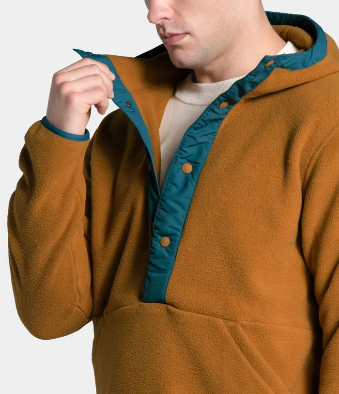 Mens Carbondale Snap Timber Tanmallard Blue The North Face Fleece