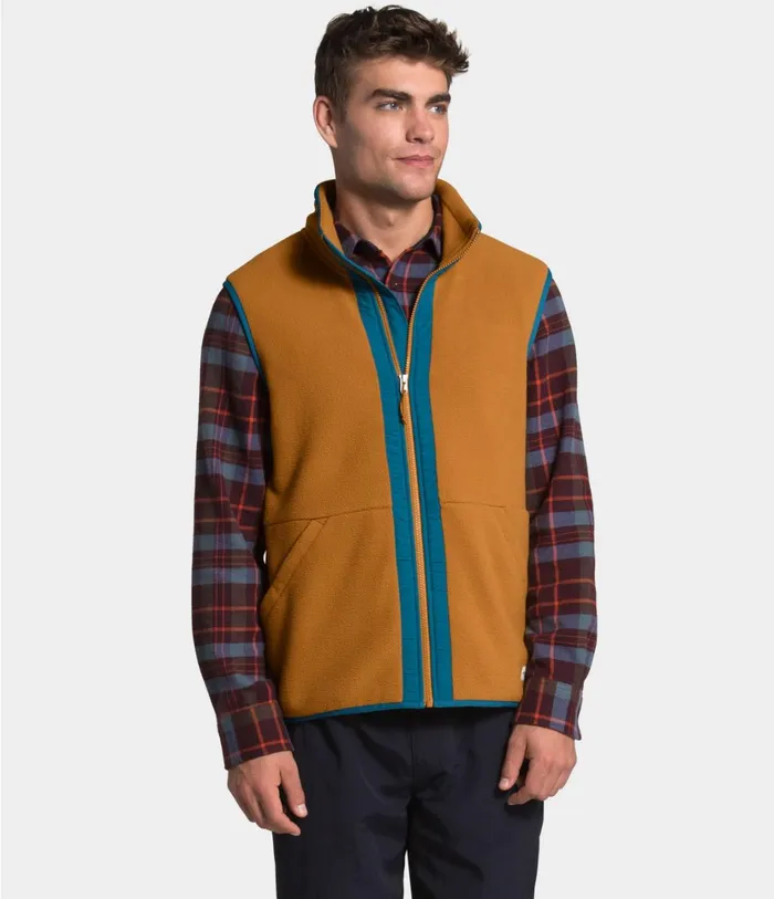 Mens Carbondale Vest Timber Tanmallard Blue The North Face Vests