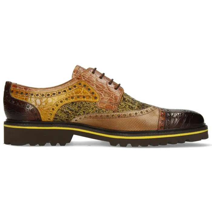 Mens Derbies Melvin and Hamilton Henry 7 Light Brown