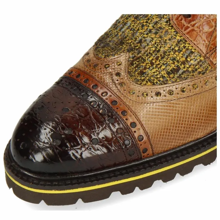 Mens Derbies Melvin and Hamilton Henry 7 Light Brown