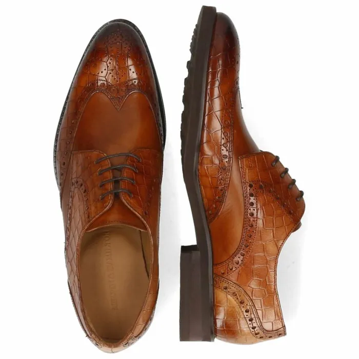 Mens Derbies Melvin and Hamilton Kane 5 Brown