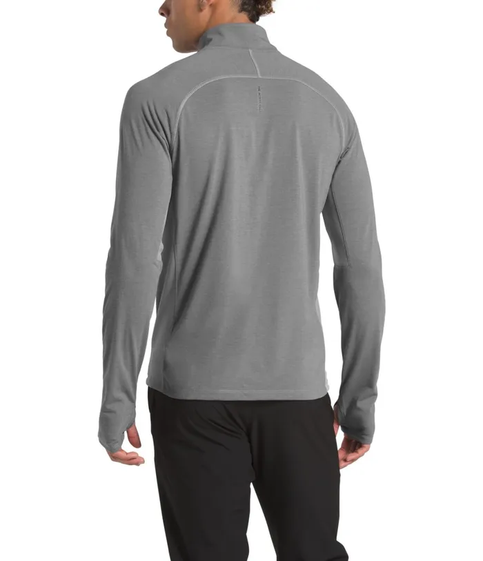 Mens Essential Zip Pullover Tnf Medium Grey Heather The North Face Active Tops