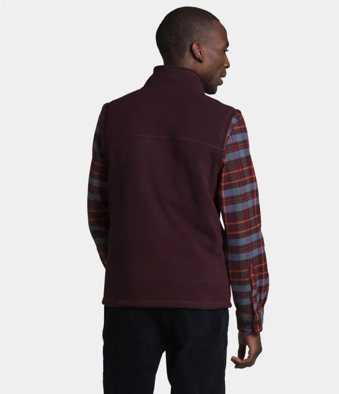 Mens Gordon Lyons Vest Root Brown Heather The North Face Vests