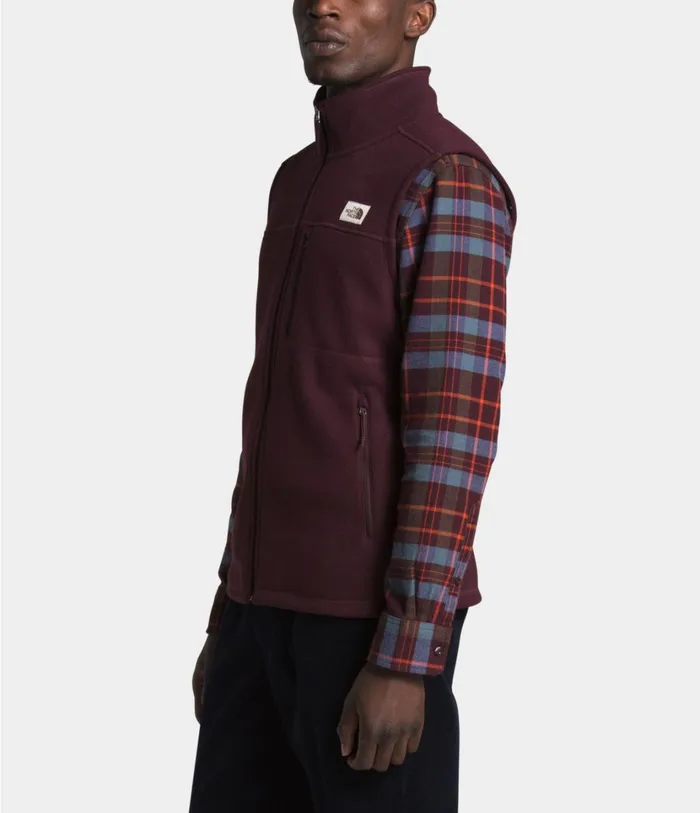 Mens Gordon Lyons Vest Root Brown Heather The North Face Vests