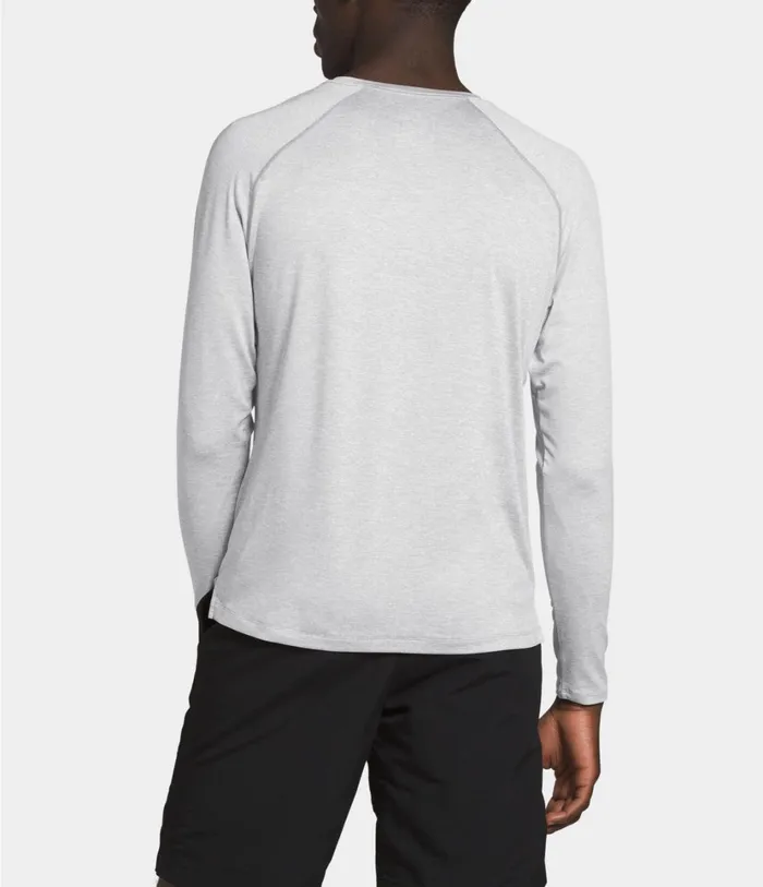 Mens HyperLayer FD Long Sleeve Tnf Light Grey Heather The North Face TShirts