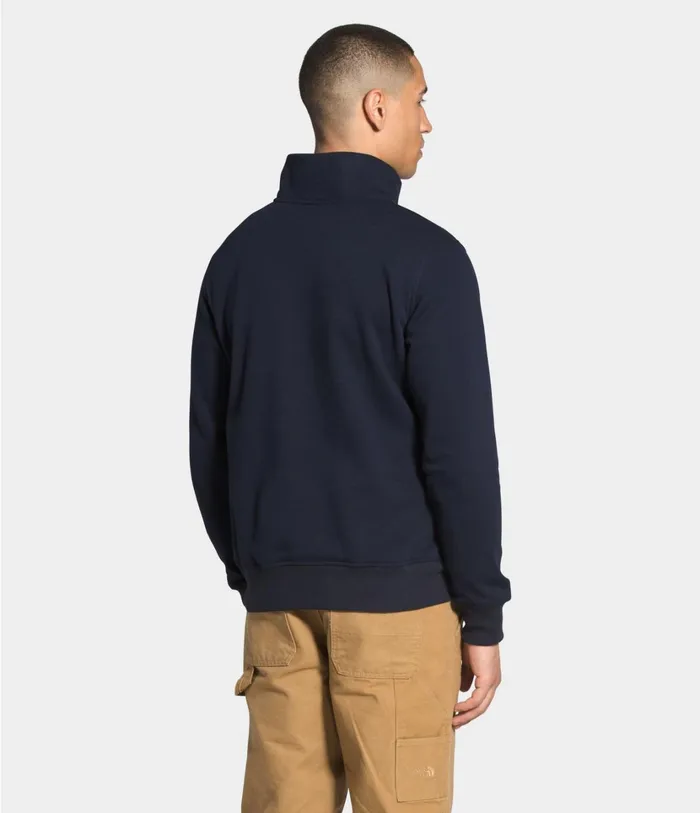 Mens Snap Fleece Pullover Aviator Navy The North Face Fleece