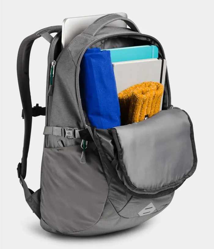 Mens Surge Backpack Zinc Grey Dark Heatherevergreen The North Face Backpacks