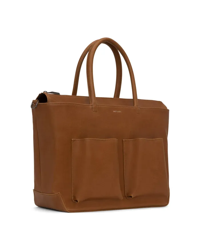 MensWomen Raylanmed Vegan Diaper Bag 8211 Vintage Chili Matt and Nat Weekenders