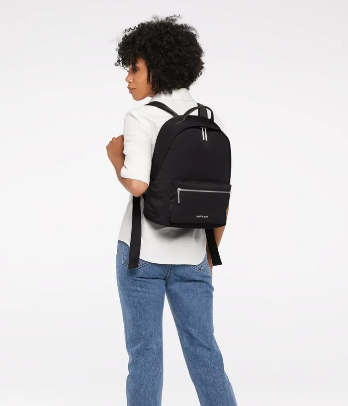 MensWomen Rito Vegan Backpack 8211 Oam Black Matt and Nat Backpacks MensWomen Rito Vegan Backpack 8211 Oam Black Matt and Nat Backpacks