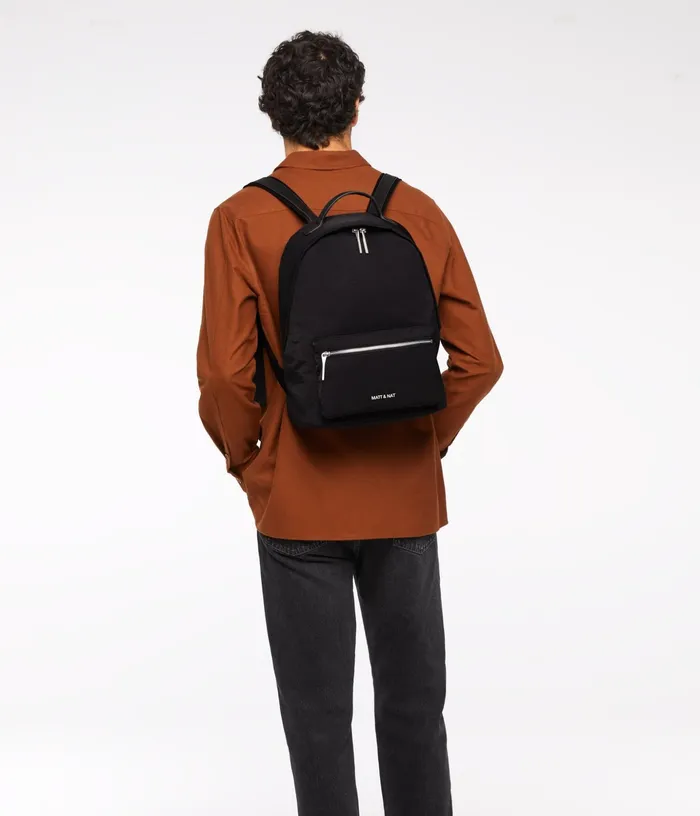 MensWomen Rito Vegan Backpack 8211 Oam Black Matt and Nat Backpacks MensWomen Rito Vegan Backpack 8211 Oam Black Matt and Nat Backpacks