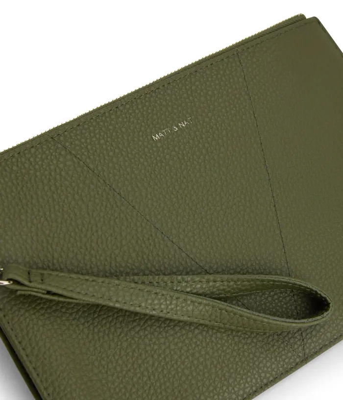 MensWomen Taika Vegan Pouch Wallet 8211 Purity Meadow Matt and Nat Wallets