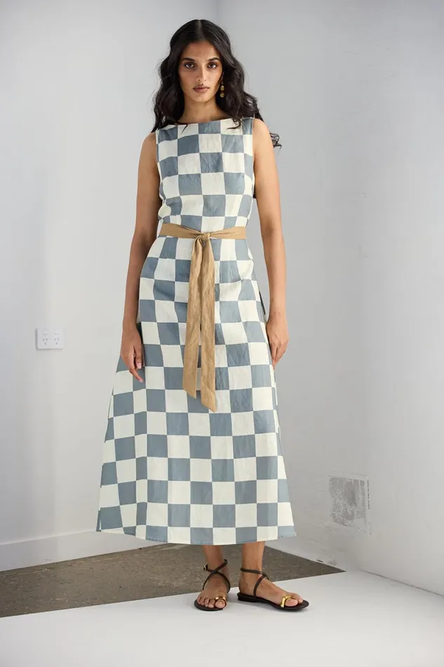 MidiMaxi Dresses Women VRG GRL Emil Linen Midi Dress Asta MidiMaxi Dresses Women VRG GRL Emil Linen Midi Dress Asta