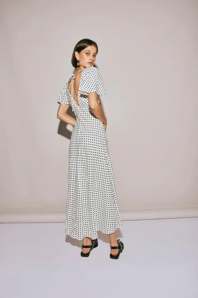 MidiMaxi Dresses Women VRG GRL Summer Nostalgia Bias Cut Midi Dress White MidiMaxi Dresses Women VRG GRL Summer Nostalgia Bias Cut Midi Dress White
