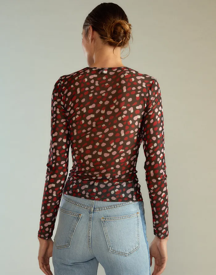 Modern Mesh Top 8211 Blrdpk Women Cynthia Rowley Tops