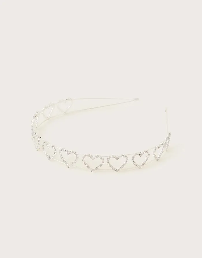 Monsoon Amour Diamante Headband Children Girls039 Hair Accessories