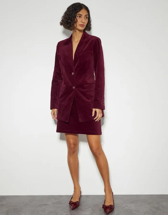 Monsoon Amy Structured Blazer Red Women Casualwear