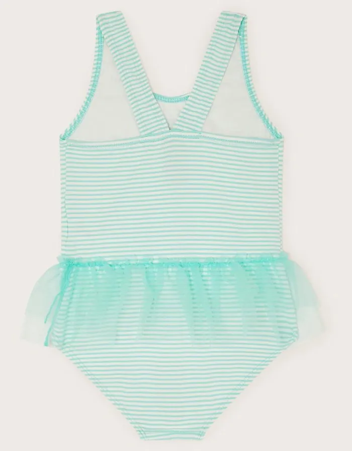 Monsoon Baby Seersucker Stripe Tutu Swimsuit Green Children Beachwear and Swimwear Monsoon Baby Seersucker Stripe Tutu Swimsuit Green Children Beachwear and Swimwear